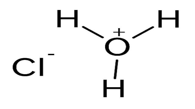 ساختار اسید کلریدریک