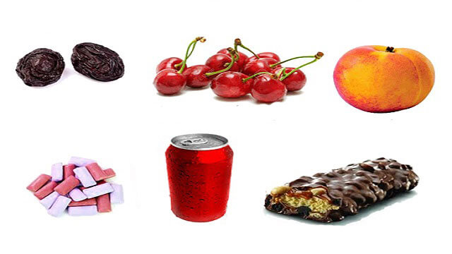 سوربیتول در مواد غذایی